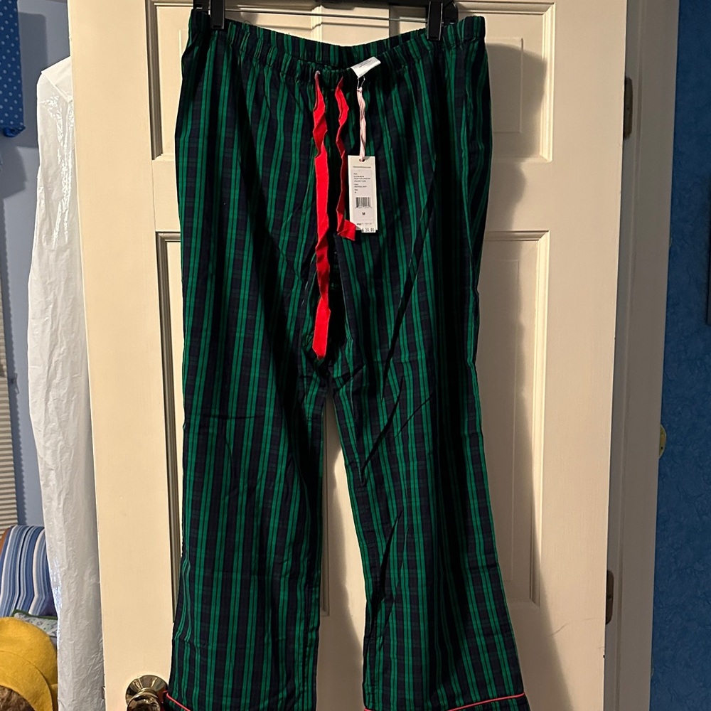 Vineyard Vines Black and Red Striped Pajama Pants